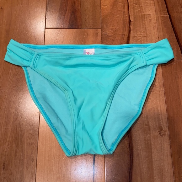 HULA HONEY FRILLY FRINGE BLUE BIKINI SET SIZE MEDIUM - Picture 5 of 8